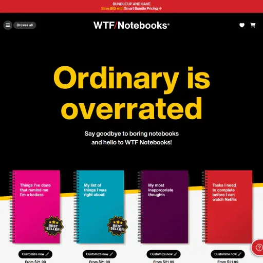 WTF Notebooks USA