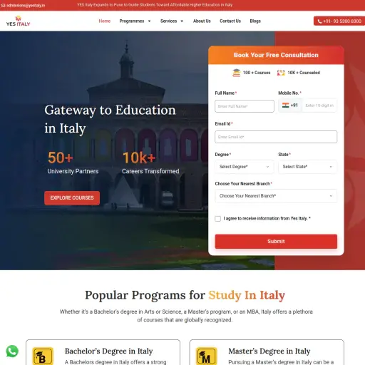 YES Italy Education Pvt. Ltd.