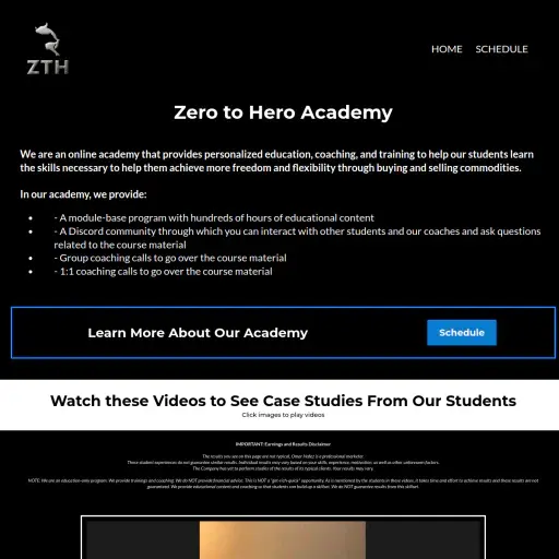 Zero to Hero Trading Academy