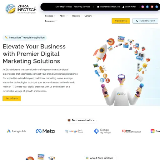 zikrainfotech.com